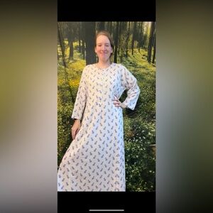 🍍 Marigot 100% Cotton Dress Luxe Limited Edition Purple Pineapple Print, Size M